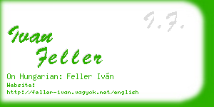 ivan feller business card